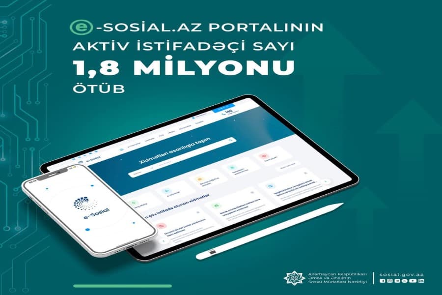 E-sosial.az portalının aktiv istifadəçi sayı 1,8 milyonu ötüb