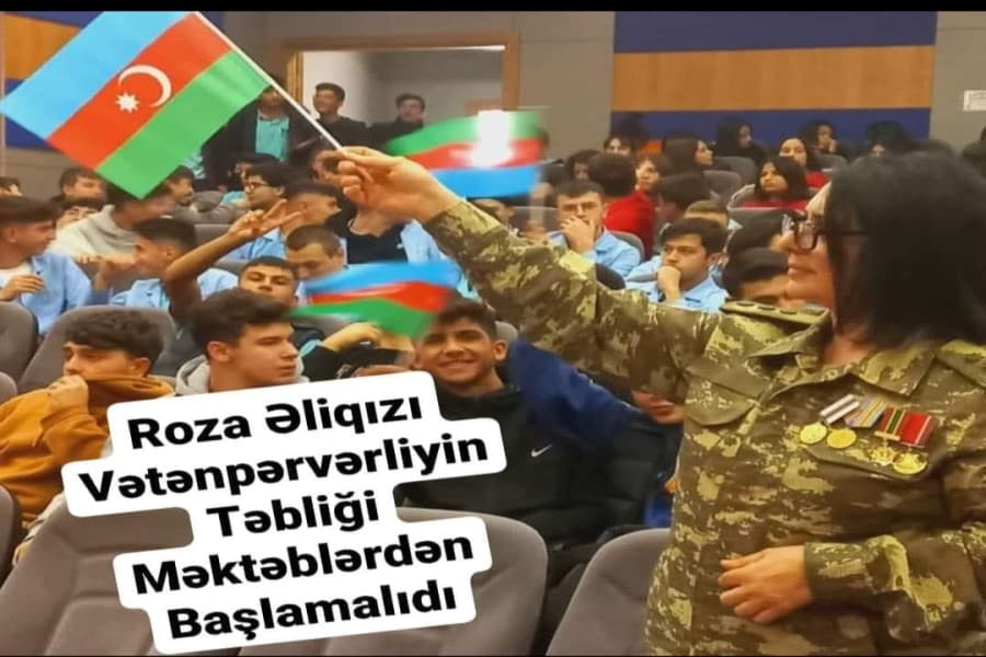 QHT sədri Roza Əliqızı: "Azərbaycanda vətənpərvərlik təbliğatına daha çox yer ayrılmalıdır"