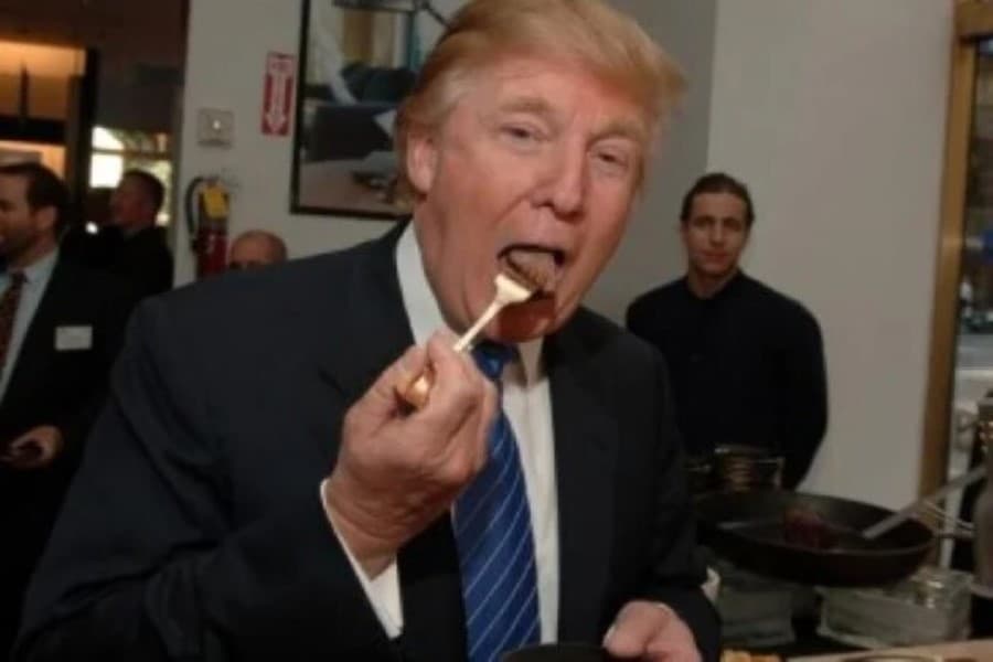 Donald Tramp hamburgerləri sevməsinə baxmayaraq 13 kq arıqlamağı necə bacardı?