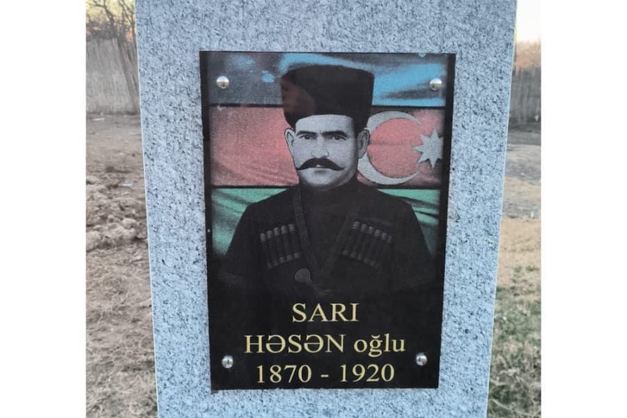 Cümhuriyyət zabitinin baxımsız qalmış məzarı bərpa edilib - FOTO
