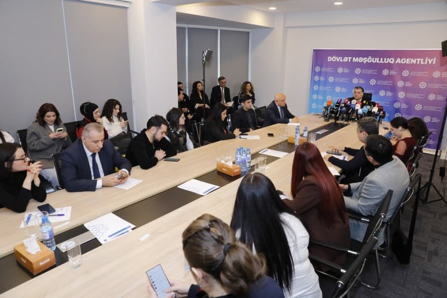 Dövlət Məşğulluq Agentliyində 2025-ci ildə görülmüş işlərə və builki hədəflərə dair mətbuat konfransı keçirilib