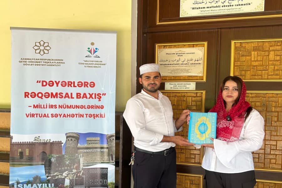 “Dəyərlərə rəqəmsal baxış” layihəsinin növbəti fəaliyyətləri Qəbələdə davam edib
