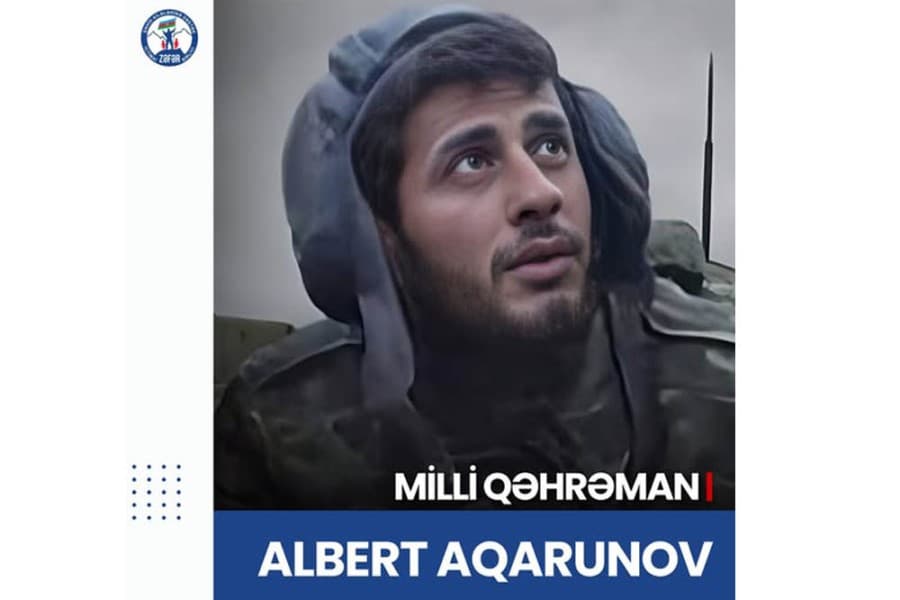 Azərbaycanın Milli Qəhrəmanı Albert Aqarunovun doğum günüdür