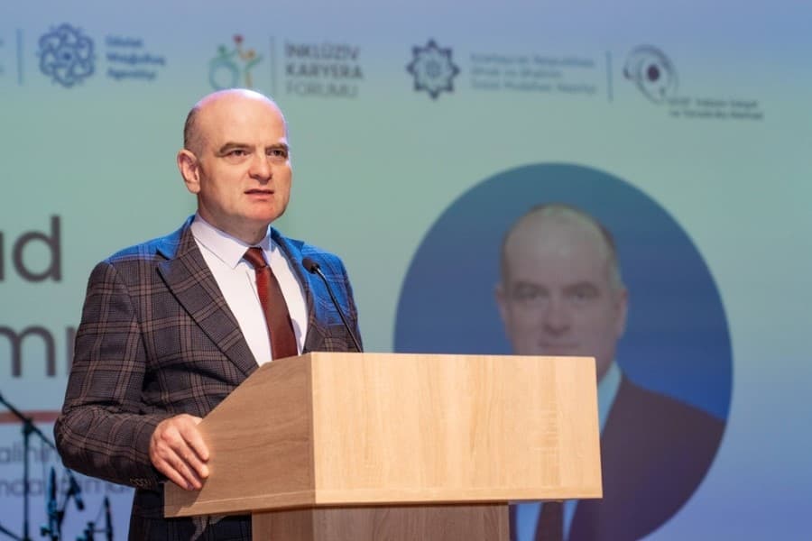 Elşad Məmmədov İnklüziv Karyera Forumunda çıxış edib - FOTOLAR