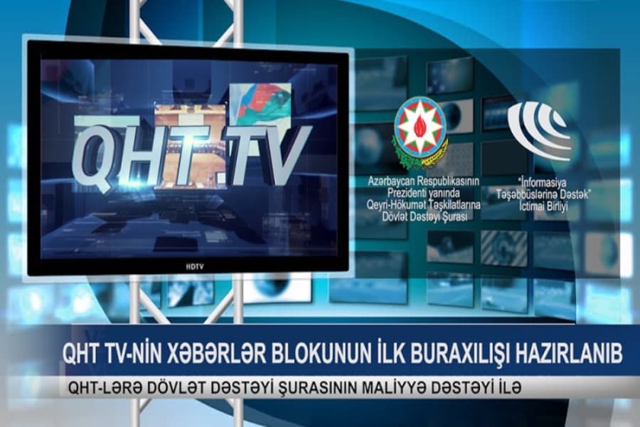 Şuranın dəstəyi ilə QHT TV-nin Xəbərlər Blokunun ilk buraxılışı hazırlanıb -VİDEO
