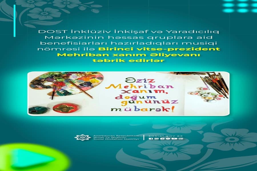 Qayğı, şəfqət və mehribanlıq ürəklərdə sonsuz sevgi, rəğbət və inam yaradır