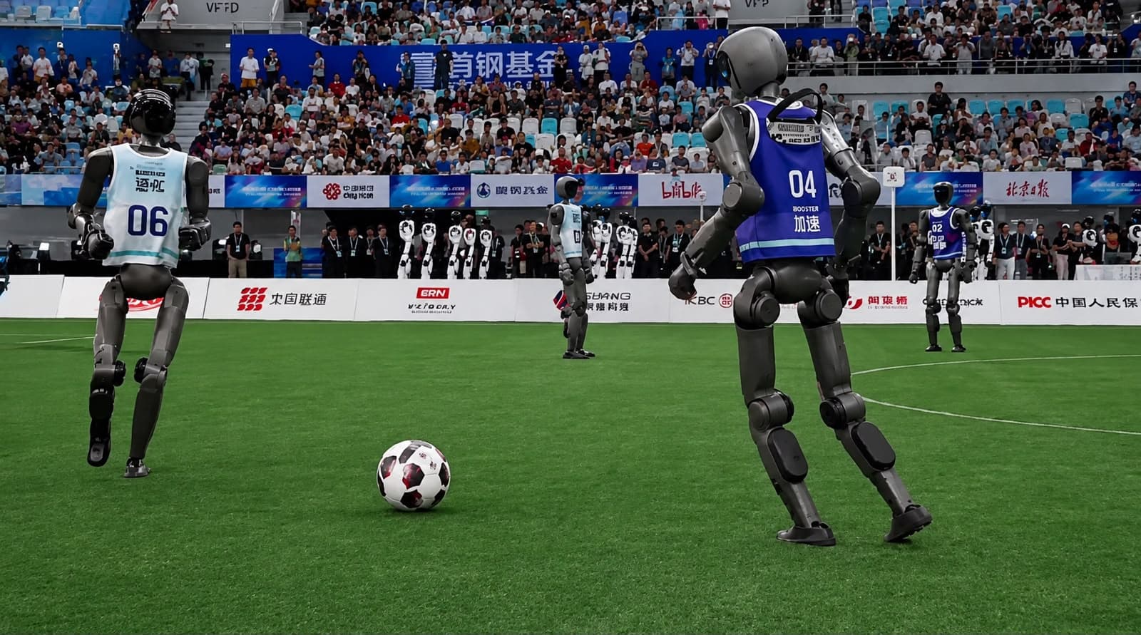 Robotlar Humanoid Oyunlarında yarışır