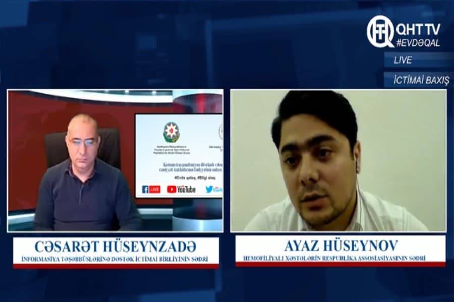"İCTİMAİ BAXIŞ"-ın qonağı Ayaz Hüseynovdur - CANLI
