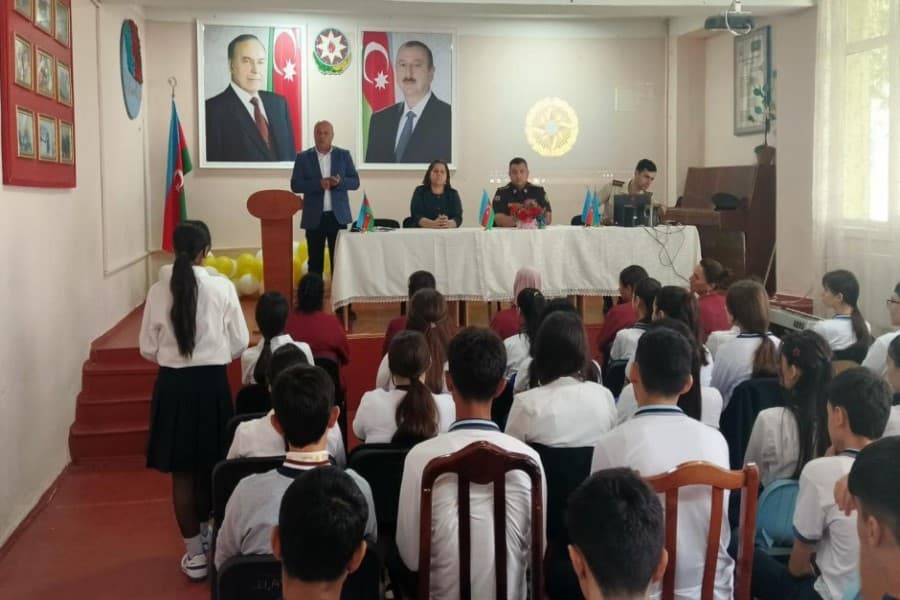 Fövqəladə Hallar Nazirliyi tərəfindən silsilə maarifləndirmə tədbirləri keçirilib - FOTOLAR