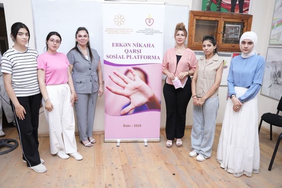 “Erkən Nikaha Qarşı Sosial Platforma” layihəsi çərçivəsində ikinci təlimi keçirilib - FOTOLAR