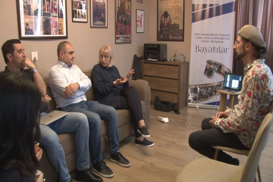 “Kino əsərlərinin dialoqu: Gənc kino xadimləri ilə təlim proqramı (“Bayatılar”)” layihəsi davam edir