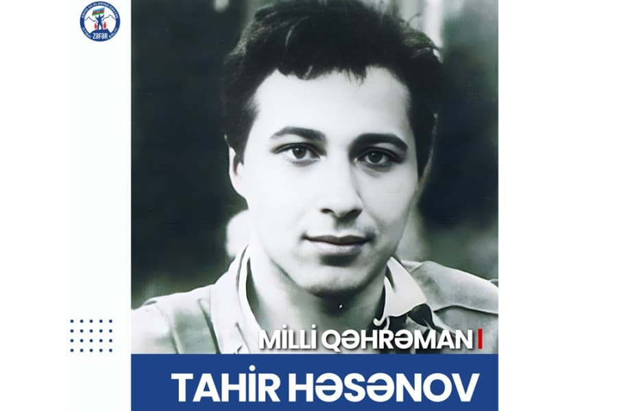 Azərbaycanın Milli Qəhrəmanı - şəhid Tahir Həsənovun anım günüdür