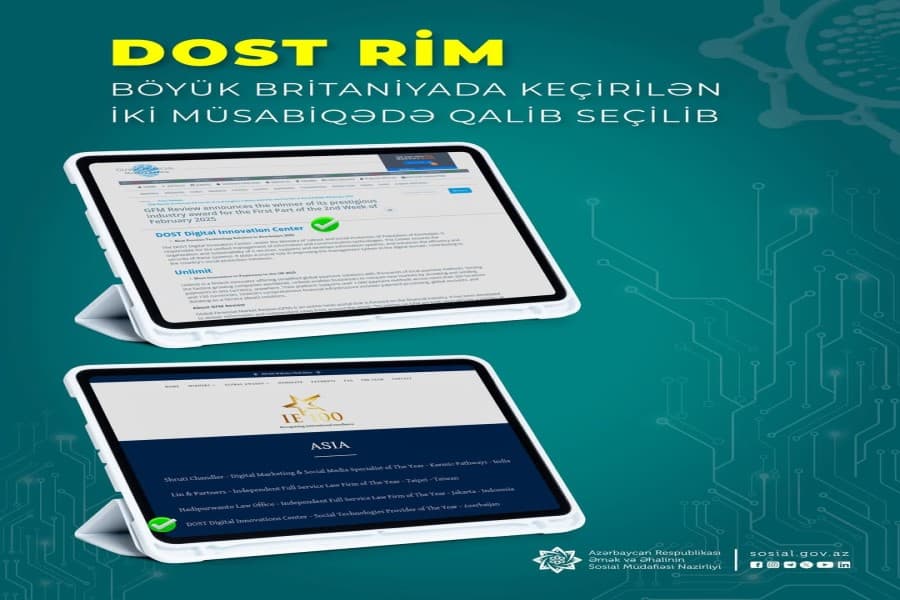 DOST RİM Böyük Britaniyada keçirilən iki müsabiqədə qalib seçilib