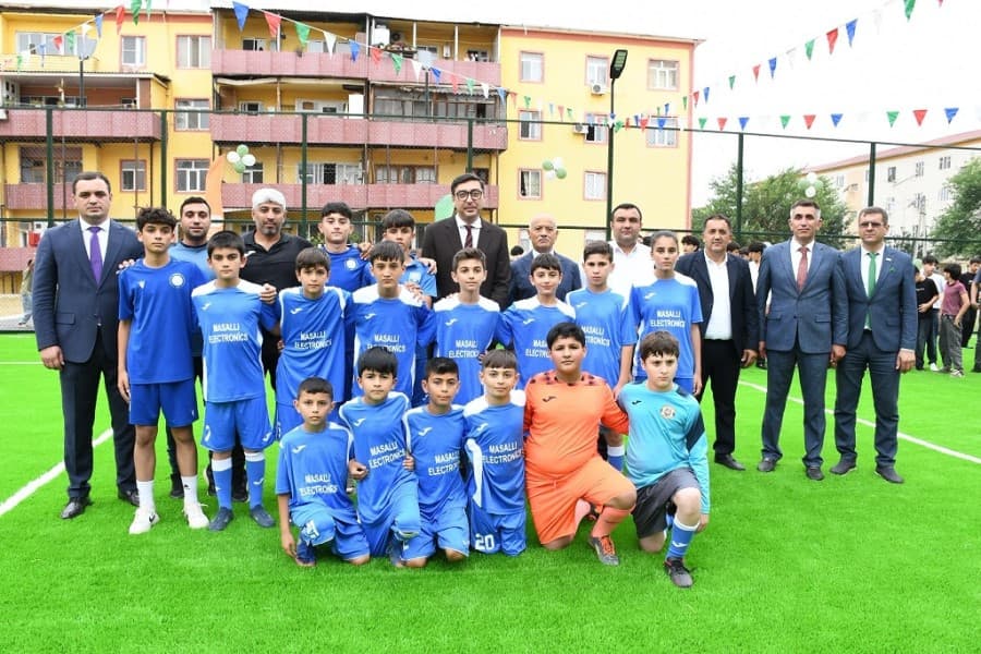 Masallıda “Sağlam məhəllə” idman zonası açılıb