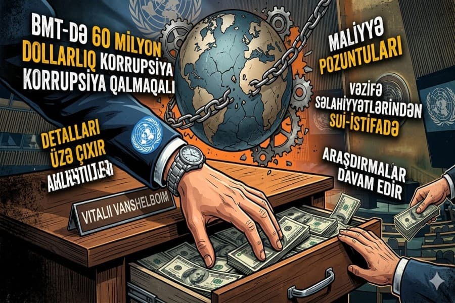 60 milyon dollarlıq korrupsiya qalmaqalı: detalları üzə çıxır