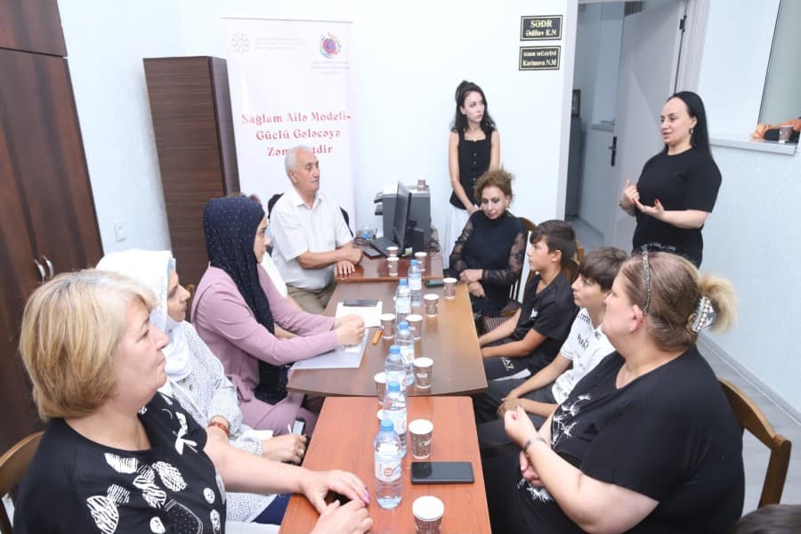"Sağlam Ailə modeli-güclü gələcəyə zəmanədir" layihəsi çərçivəsində təlim keçirilib