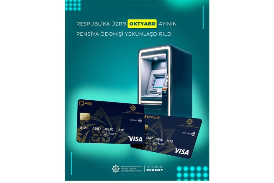 Respublika üzrə oktyabr ayının pensiya ödənişi yekunlaşdırıldı
