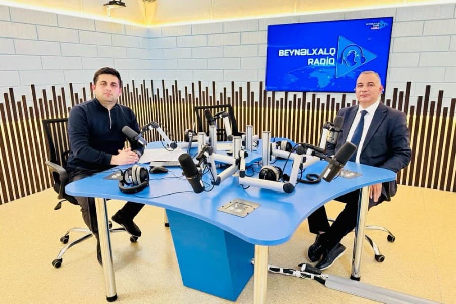 Beynəlxalq forum Beynəlxalq Radio efirində müzakirə olundu - FOTOLAR / VİDEO