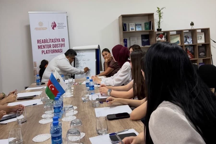 “Reabilitasiya və Mentor Dəstəyi Platforması” layihəsi çərçivəsində növbəti təlim keçirilib