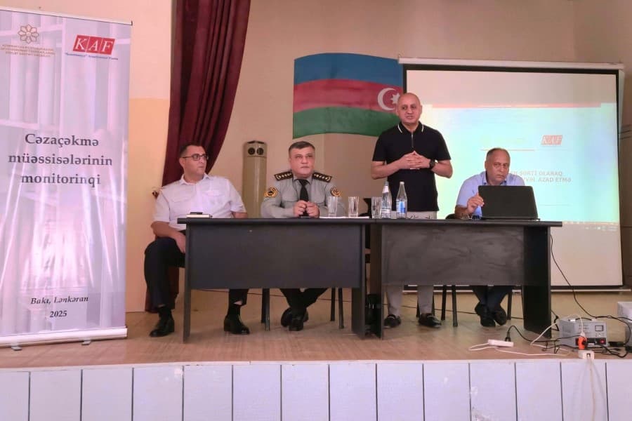 "Konstitusiya” Araşdırmalar Fondu hüquqi maarifləndirmə tədbiri və monitorinq keçirib - FOTOLAR