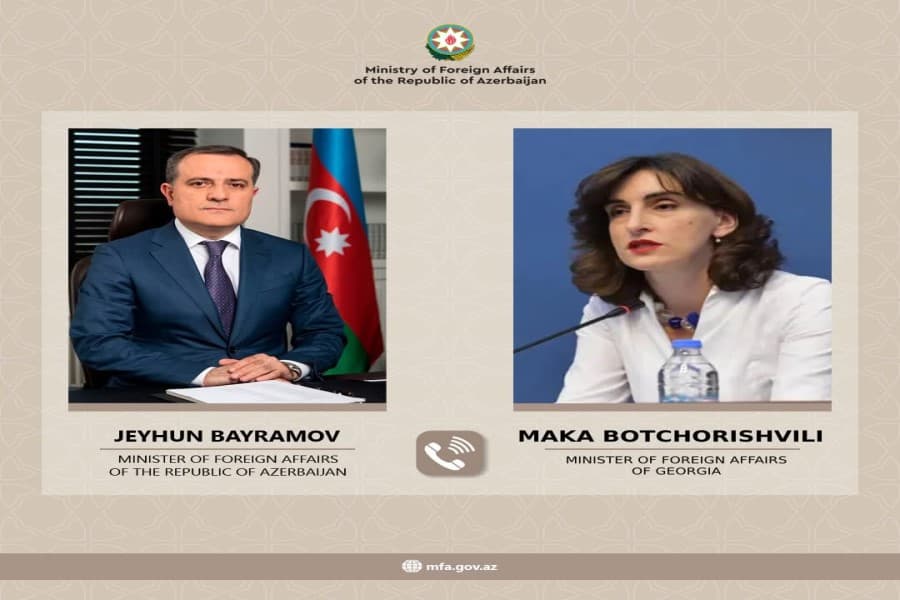 Ceyhun Bayramov və Maka Botçorişvili arasında telefon danışığı olub