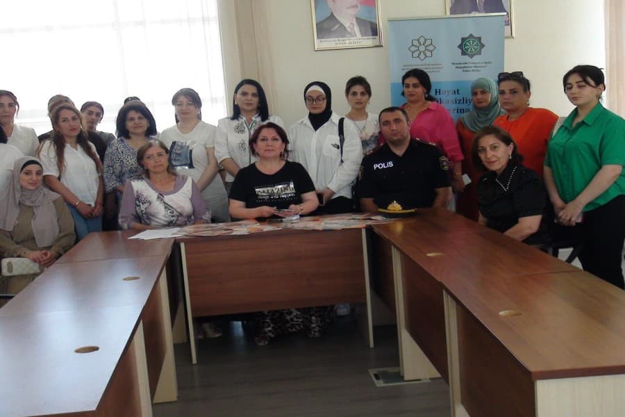 "Həyatların Təhlükəsizliyi: İnsan Alverinə Son" layihəsi çərçivəsində Siyəzəndə tədbir keçirilib
