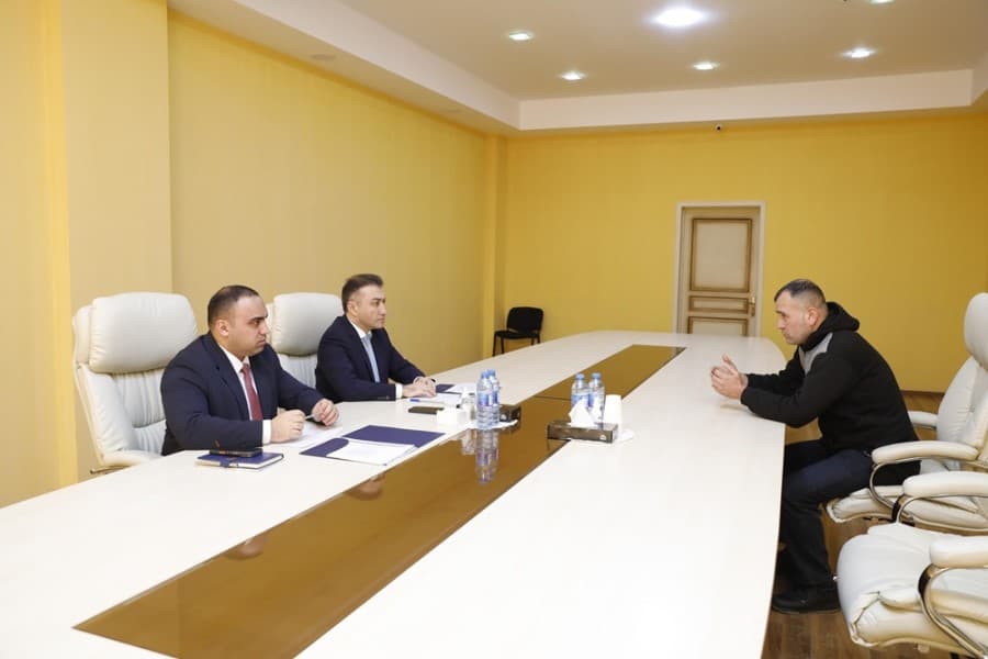 Nazir müavini Anar Bayramov Saatlı rayonunda vətəndaşları qəbul edib - FOTOLAR