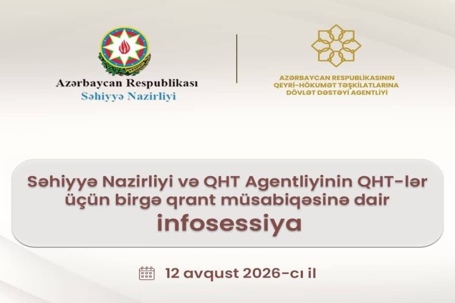 Qrant müsabiqəsi ilə bağlı infosessiya keçirilir: İştirak üçün ŞƏRTLƏR