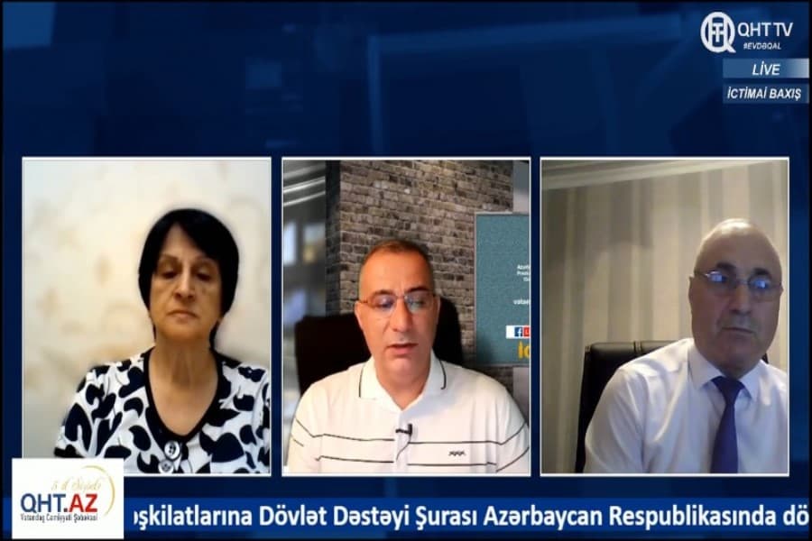QHT sədrləri İradə Rizazadə və Sahib Fərzəliyev "İctimai baxış" proqramının qonağı olub