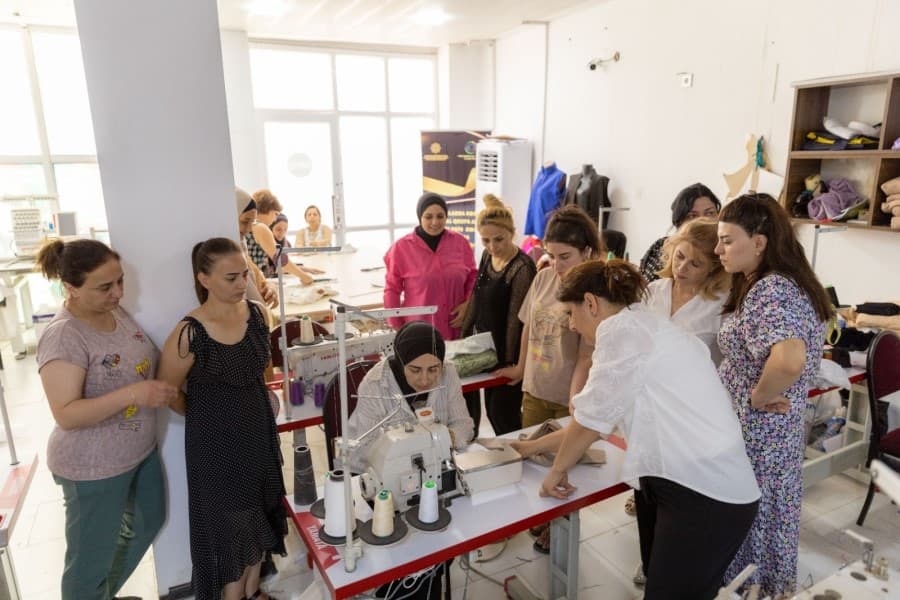 Regionlarda həssas sosial qrupların əmək bazarına inteqrasiyası layihəsi davam edir - FOTOLAR