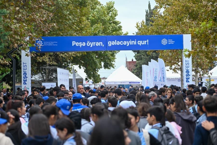 “PeşəFest”in növbəti dayanacağı İmişli oldu - FOTOLAR