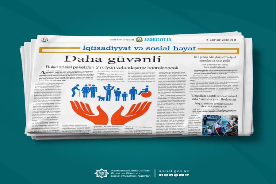 Builki sosial paketdən 3 milyon vətəndaşımız bəhrələnəcək