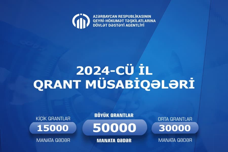 QHT Agentliyi 2024-cü il üzrə qrant müsabiqələrini ELAN EDİR