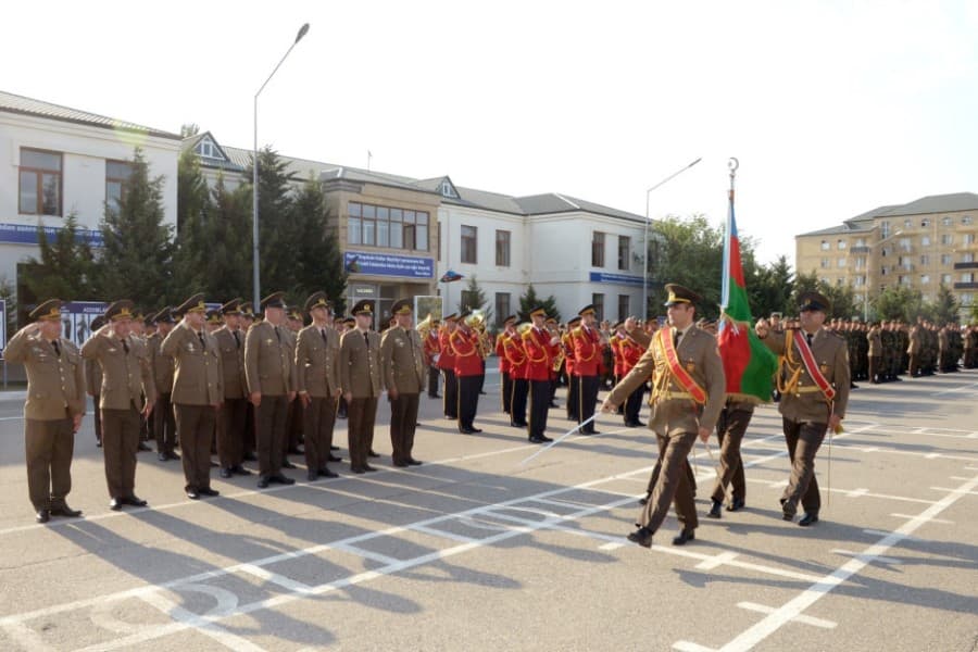 FHN-in “N” saylı hərbi hissəsində andiçmə mərasimi keçirilib - FOTOLAR