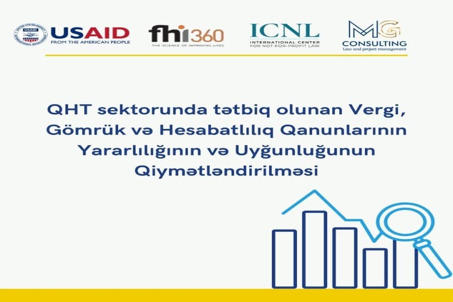 QHT sektorunda tətbiq olunan hesabatlılıq qanunlarının yararlılığı və uyğunluğu qiymətləndiriləcək