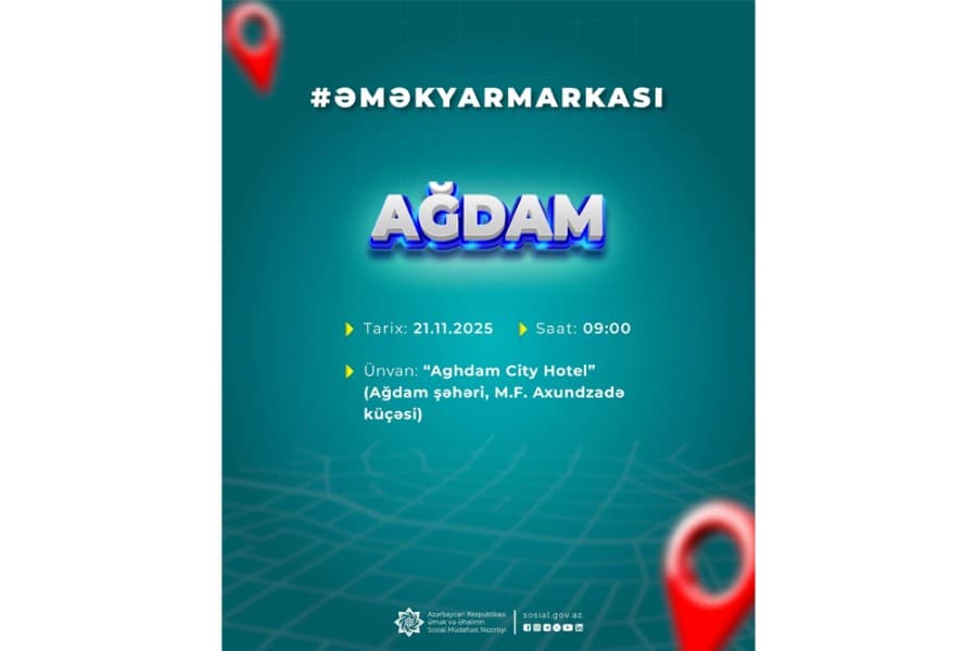 Ağdamda növbəti əmək yarmarkası keçiriləcək