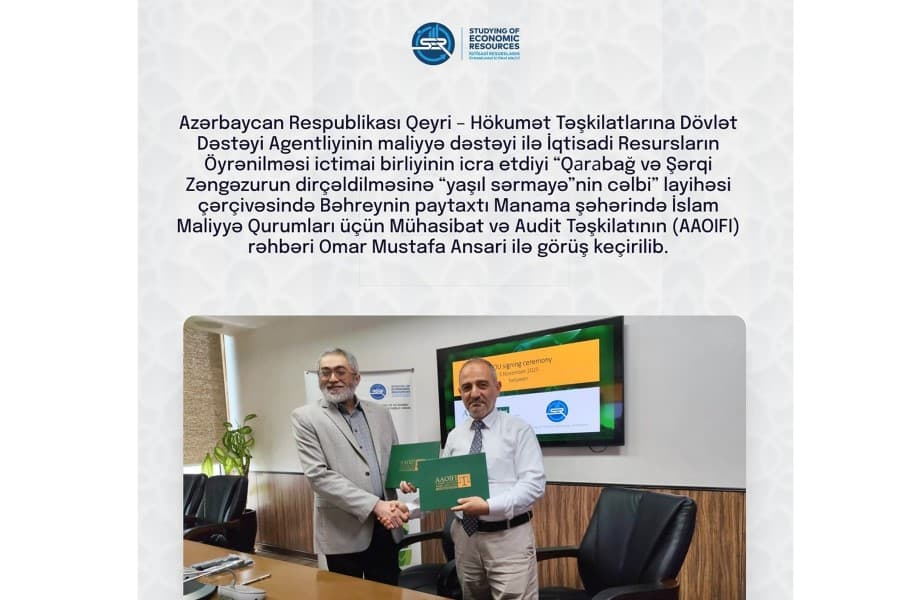 Azərbaycan və AAOIFI arasında əməkdaşlıq memorandumu imzalanıb - FOTOLAR