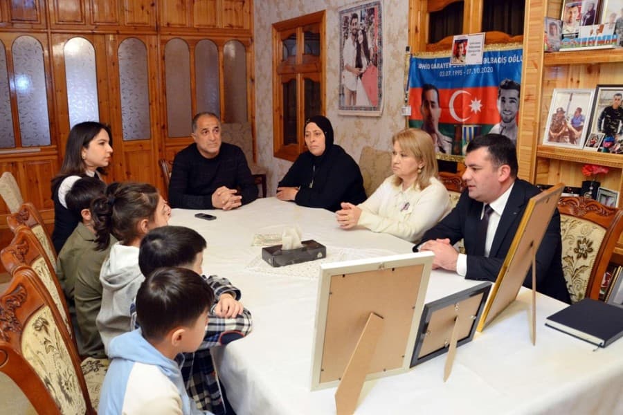 Günərzi qayğı mərkəzinin uşaqlarının şəhid ailələri ilə görüşü təşkil olunub - FOTOLAR