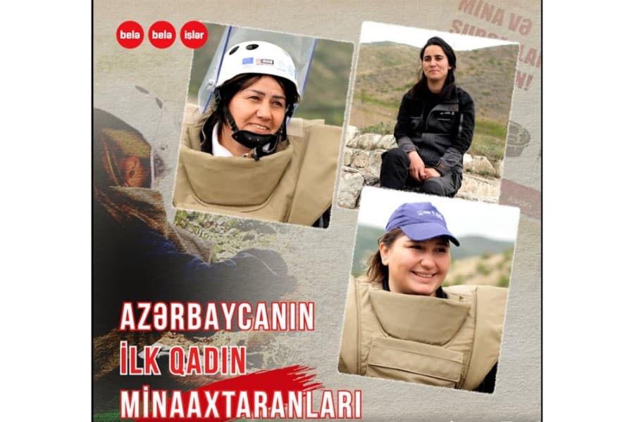 “Zərif əllərlə minalanmış sahələrdə qəhrəmanlıq” – BAMF-ın qadın mina axtaranları / VİDEO