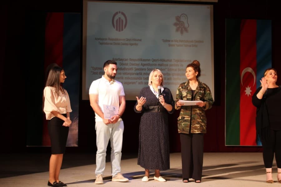 “Jest dilində vətən və vətənpərvərlik mövzusu layihəsinin yekun tədbiri keçirilib - FOTO +VİDEO