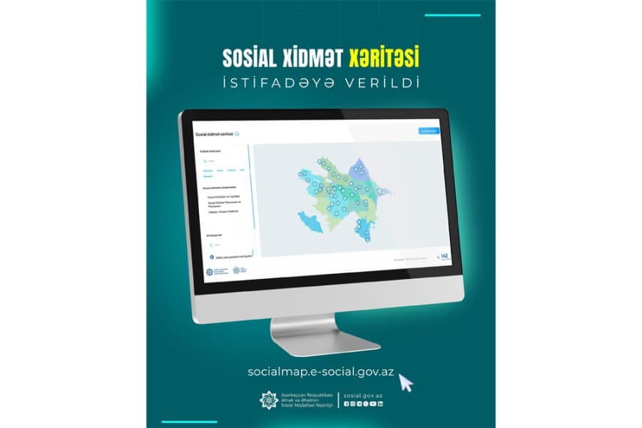 Sosial Xidmət Xəritəsi istifadəyə verildi