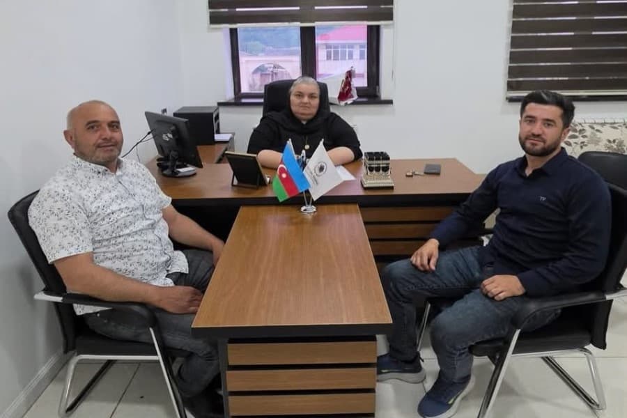 “Vətən Naminə” Futbol Klubunun təşkilatçısı və məşqçisi “Vətən Naminə” Şəhid Ailələrinə Dəstək İB-nin ofisində qonaq olublar