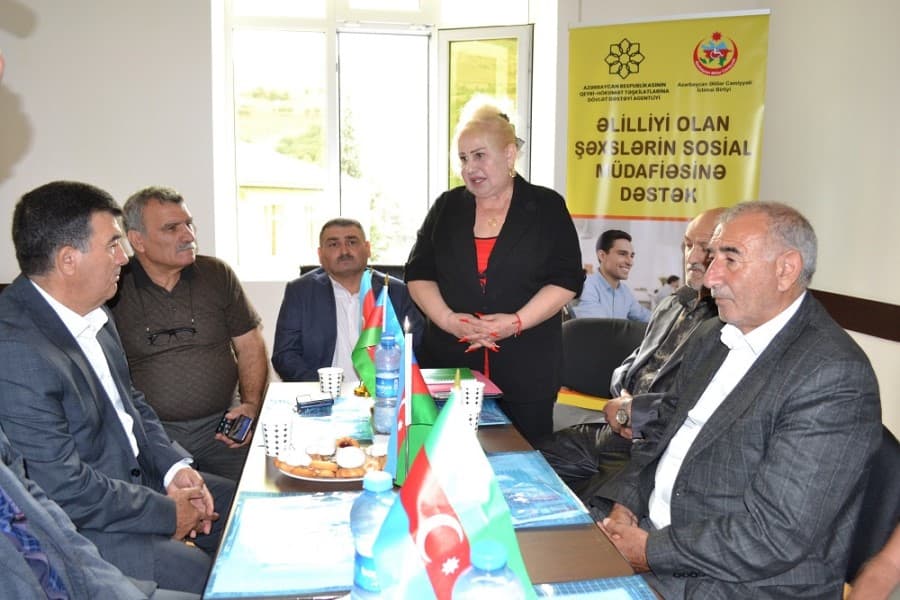 “Əlilliyi olan şəxslərin sosial müdafiəsinə dəstək“ layihəsinə start verildi - FOTOLAR