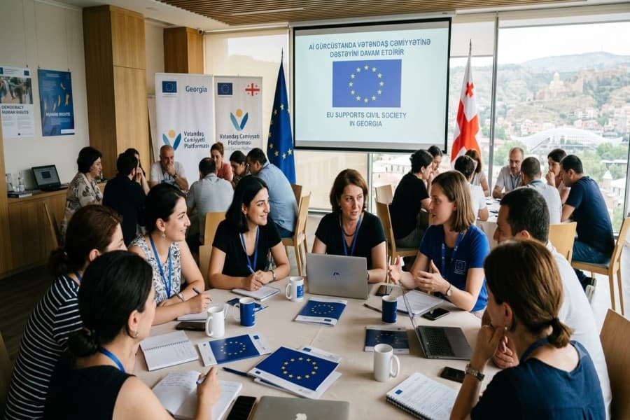 Aİ Gürcüstanda vətəndaş cəmiyyətinə dəstəyini davam etdirir