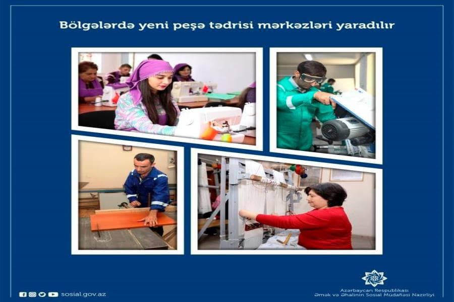 Daha üç rayonda peşə tədrisi mərkəzi açılacaq