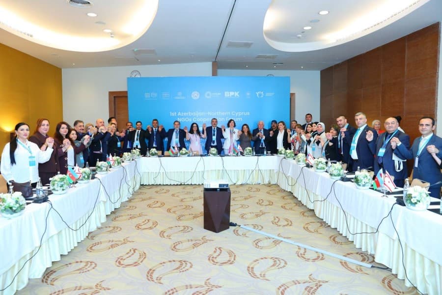 Azərbaycan-Şimali Kipr QHT-lərinin I Əməkdaşlıq Forumu keçirilib - FOTOLAR
