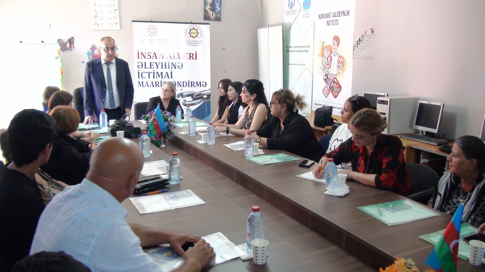 Ağdam rayonunda “İnsan alveri əleyhinə ictimai maarifləndirmə” layihəsi çərçivəsində tədbir keçirilib