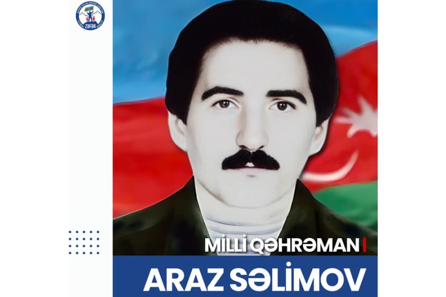 Azərbaycanın Milli Qəhrəmanı - Xocalı soyqırımı şəhidi Araz Səlimovun anım günüdür