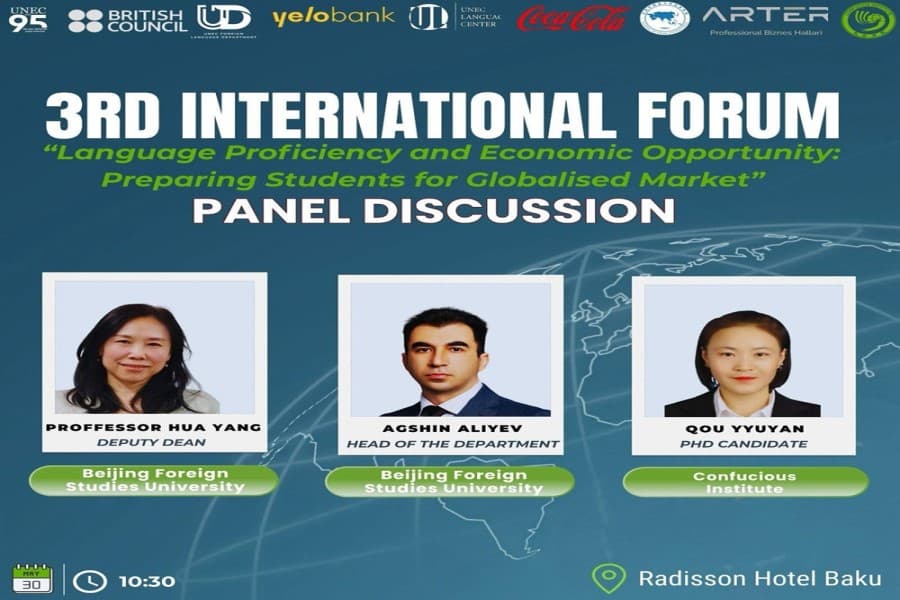 UNEC-də dil bacarıqları və qlobal iqtisadi imkanlara dair III Beynəlxalq Forum keçiriləcək