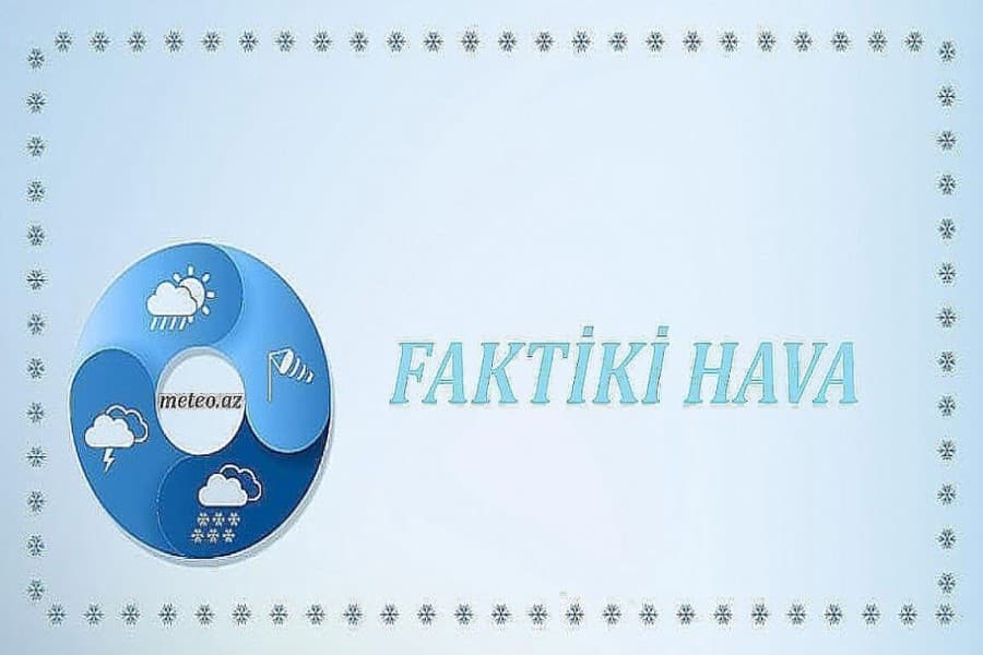 Fevralın 20-si saat 10:00-a olan faktiki hava